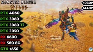 Monster Hunter Wilds Benchmark: RTX 4060, RTX 3060, RTX 3060 Ti, RTX 3050, RX 6600, RX 580, GTX 1650 screenshot 4