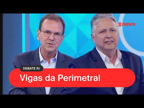 Paes pergunta a Garotinho sobre trajetória de Ruas; Garotinho fala sobre vigas da Perimetral