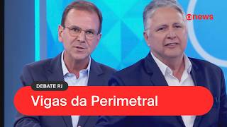 Paes pergunta a Garotinho sobre trajetória de Ruas; Garotinho fala sobre vigas da Perimetral