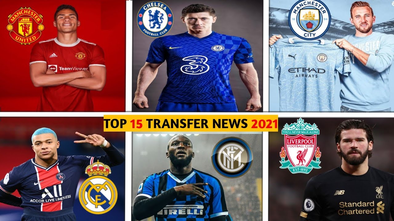TOP 15 LATEST TRANSFER NEWS SUMMER 2021 FT I LEWANDOWSKI,LUKAKU,VARANE,MBAPPE,PELLEGRINI....✓💥