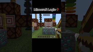 Minecraft Logic Is Crazy 🤯🏹 #minecraft #shorts #viral #trening