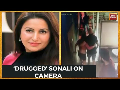 Sonali Phogat Video Hours Before Death: Sonali Phogat Seen Being Taken Into Room