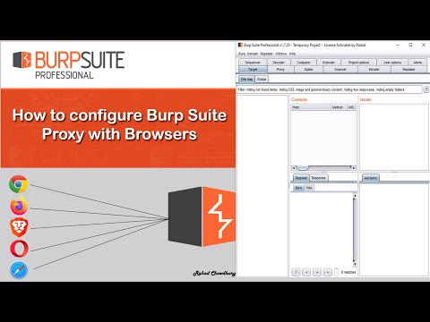 How To Configure Burp Suite Proxy With Any Browsers | Rahad Chowdhury