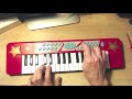 Chad Valley Argos Toy Electronic Keyboard Review And Demonstration 