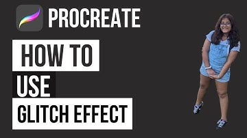 How to use glitch effect in procreate