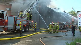 RAW: Pittsburgh Public Safety gives update as crews battle massive fire in Pittsburgh neighborhood