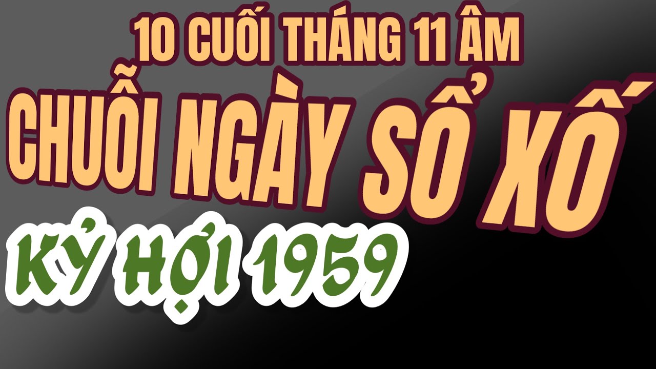 Bạn Tin Không? 10 Ngày Cuối Tháng 11 Âm, Tử Vi Kỷ Hợi 1959 Có 
