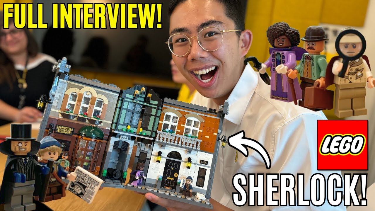 LEGO Sherlock Holmes is HERE: Hands-On Reveal + Designer Interview!