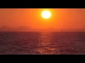 10 Hours Orange Sunset And Sea Video Audio 1080HD SlowTV