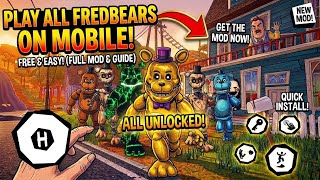 HOW TO PLAY FREDBEAR MOD ON HELLO NEIGHBOR MOBILE! (FULL STEP-BY-STEP TUTORIAL) screenshot 1