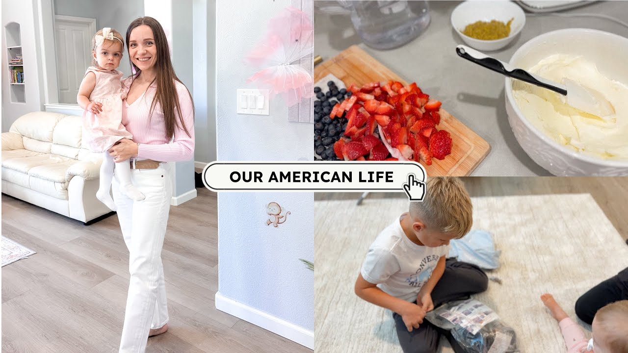 ОТМЕЧАЕМ 8 МАРТА В САДИКЕ 🌸 // ГОТОВИМ МЕРЕНГОВЫЙ РУЛЕТ 🧁 // РАСПАКРВКА МАЙКЛА 📦 