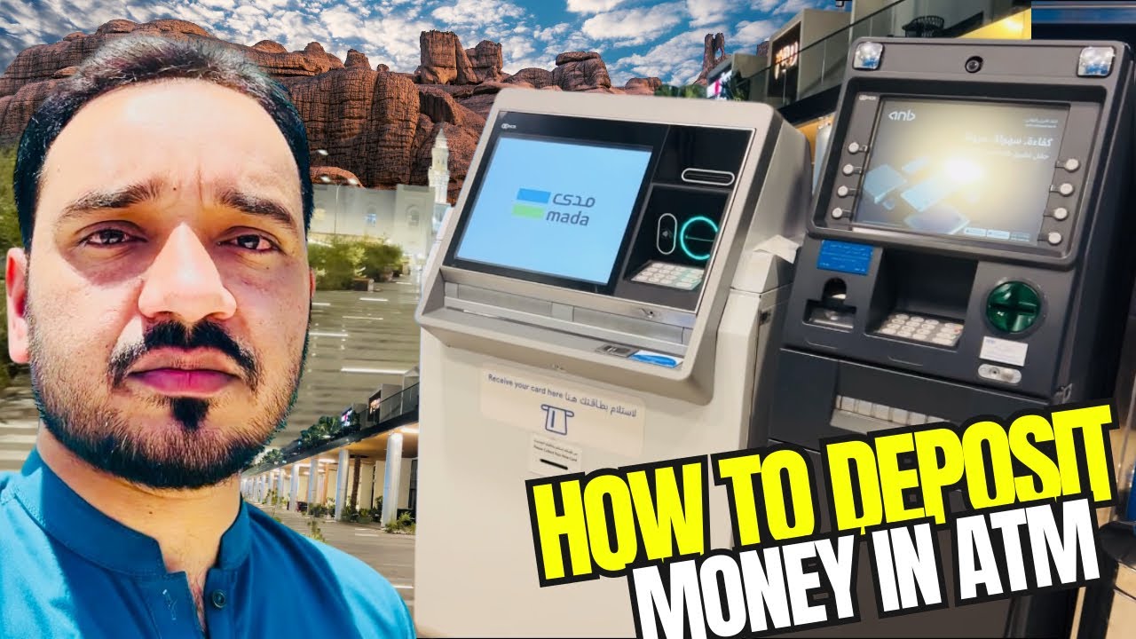 How to deposit money in self service machine | deposit💵in Arab National Bank(ANB) @travelwithMAMK