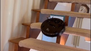 Robot Vacuums Crashing Down The Stairs