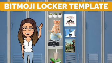 How to Make a Bitmoji Locker (Virtual Locker Tutorial + Template)