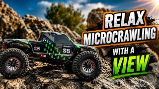 Relax Microcrawling with a View 🌄🪨 Scenic RC Crawling Adventure