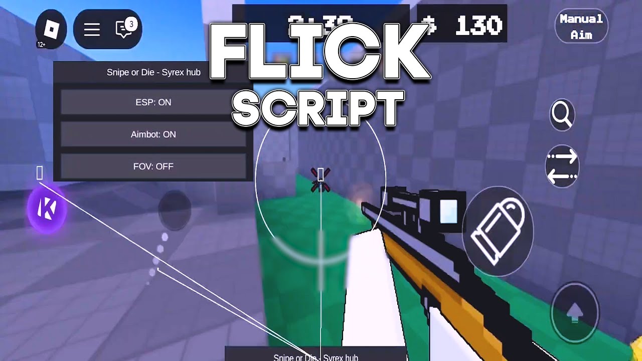 Script For Flick BEST Roblox FLICK SCRIPT - (AIMBOT, ESP) PC/MOBILE - YouTube