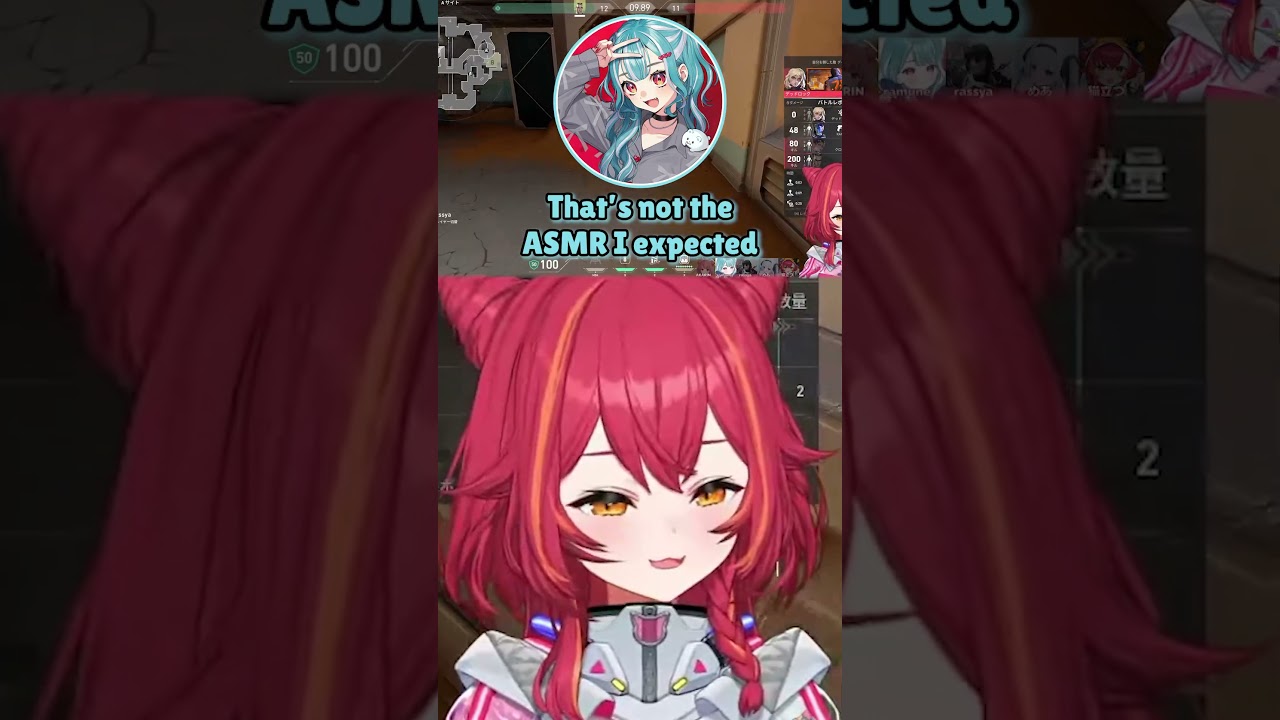 Mea Tries to Cheer Using ASMR ww #猫汰つな  #vspo #vspoclip #ぶいすぽっ #vtuberclips #ぶいすぽ切り抜き #vtuber