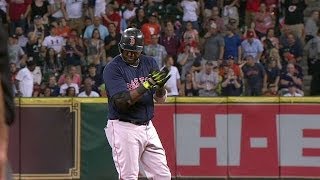 Celebrity BOS@HOU: Papi plates three with a double to center Profile