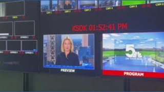 Behind the scenes look at a broadcast cut-in