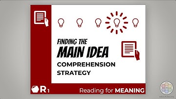 How to analyze and find the BEST Main Idea in an Informational Text (Reading Comprehension Strategy)