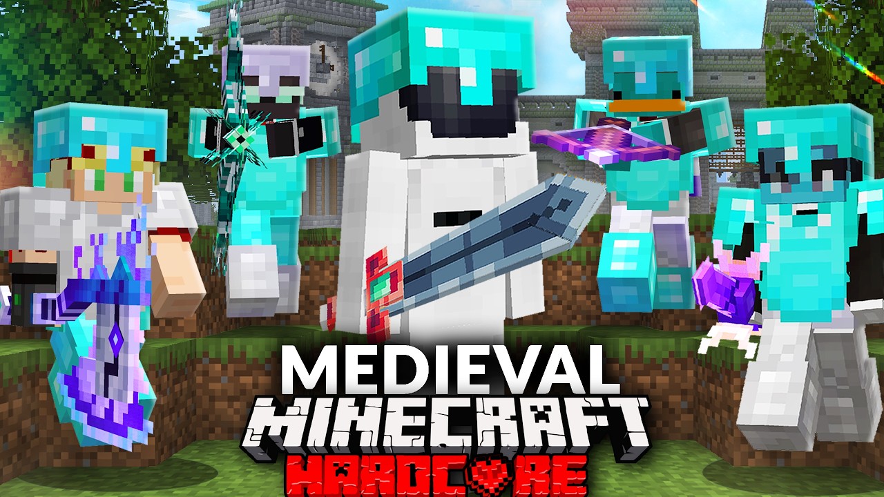 100 Players Simulate a Minecraft Medieval Tournament!