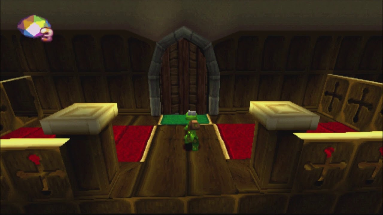 Croc: Legend of the Gobbos - Castle Island Level 4-B1 - Fosley's Freaky Donut (Gameplay/Walkthrough)