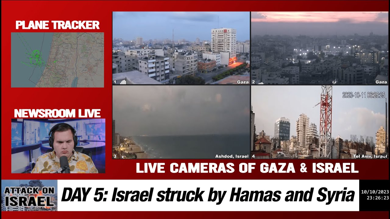[LIVE] DAY 6: Israel & Gaza Cameras - YouTube