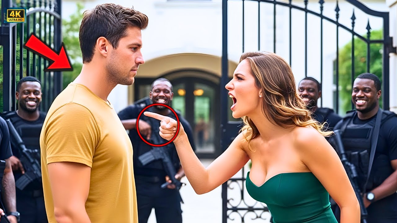 Single Dad Blocked at His Own Mansion Gate — A Single Command Leaves Them Begging