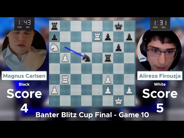Iranian teen Alireza Firouzja stuns Magnus Carlsen in Banter Chess