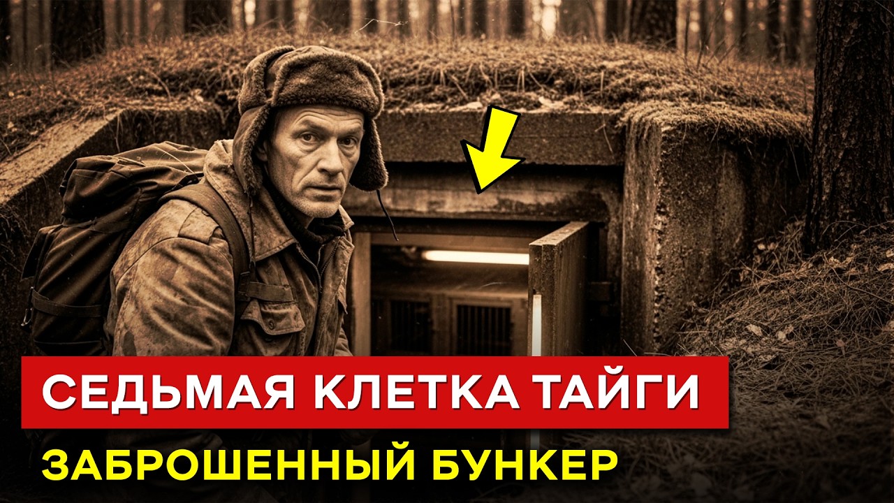 Заброшенный бункер в тайге, ночь и человек в клетке: как обычный выезд в лес превращается в...