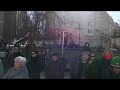 Concentración en Bilbo en defensa del pueblo palestino