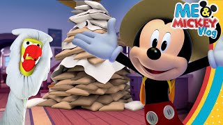 Explore Pillow Mountain With Mickey Mouse Me & Mickey Vlog 60