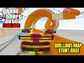 Brilliant Stunts under the Map #gta5 #gtaonline #gta5online #stuntrace #parkour #superstunt #trevor