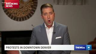 Denver protests clash with police near state capitol