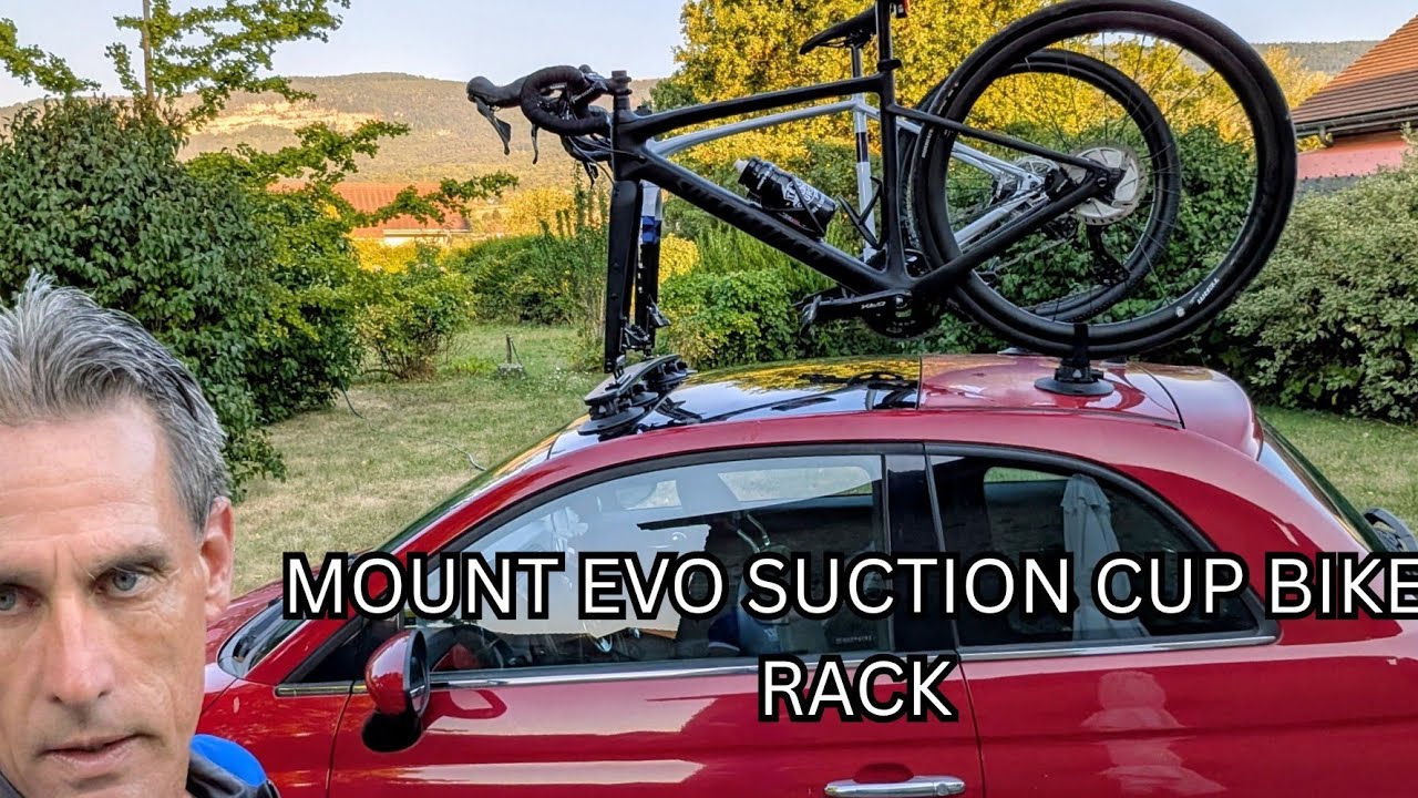 Mount Evo suction Cup bike rack for Bart's Italian road trip