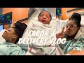 Birth Vlog: LABOR AND DELIVERY | 8 Hour Labor, Unmedicated, 1st Pregnancy, Positive Birth Experience