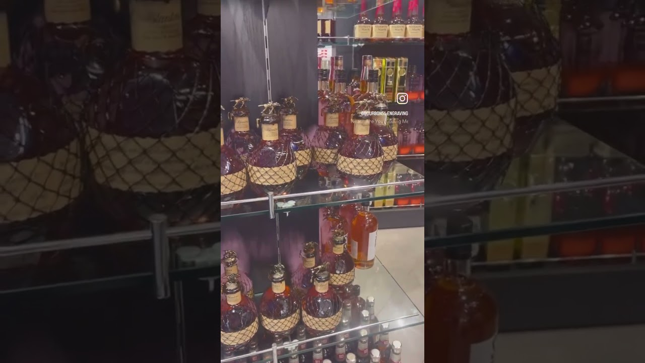 Check out these prices of Blantons Bourbon. 🙄 Would you pay this? 