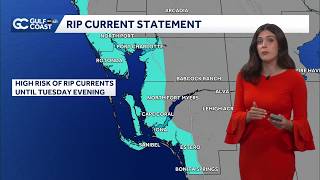 Tropical depression triggers high rip current risk for Southwest Florida