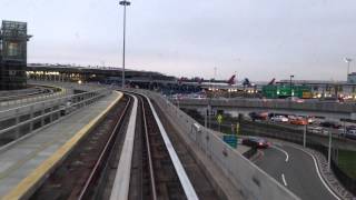 AirTrain JFK : On Board Jamaica Train from Terminal 1 to Terminals 2 & 3