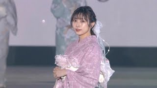 元櫻坂46・渡辺梨加、卒業後初ランウェイ　気品溢れる和服姿で会場を魅了　『関西コレクション 2023S/S | KANSAI COLLECTION 2023S/S』