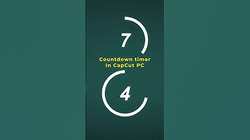 How to create countdown timers in CapCut PC.
