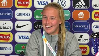 Beth Mead post match press conference | England 8-0 Norway | Euro 2022