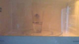 Superheated Water Explodes in Microwave
