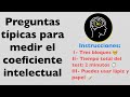 ¿Puedes responder este corto test de IQ y averiguar cuánto mide tu coeficiente intelectual? | 😳😲😅