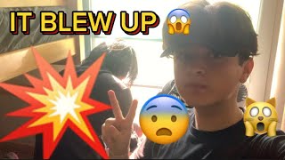 Vlog 2 (SOMETHING BLEW UP) - UCR Dorm
