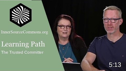 01 - The Trusted Committer Role in InnerSource - Introduction