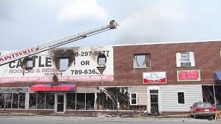 Arson investigators get first look inside burned Paintsville building