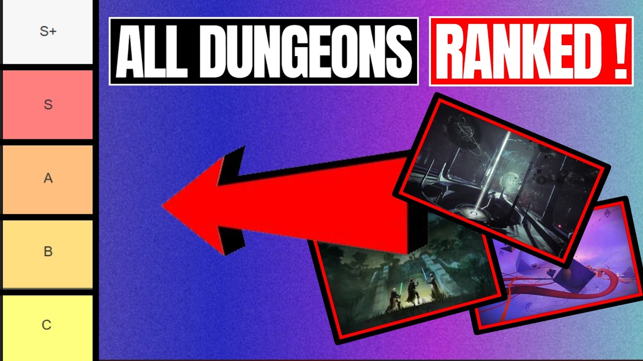 The ULTIMATE Dungeon TIER list | All 11 Dungeons RANKED In Destiny 2 | MEGA Breakdown | Renegades