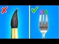 GENIUS ART IDEAS AND PAINTING HACKS YOU SHOULD TRY