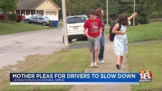 Mother Pleads For Drivers To Slow Down